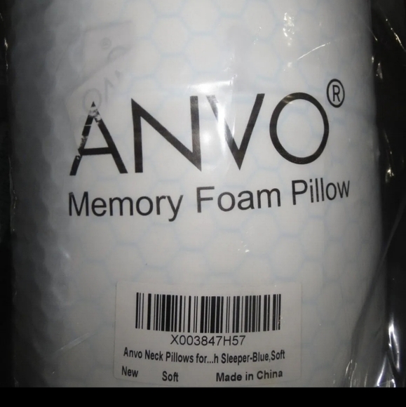NWT Premium ANVO Cervical Memory Foam Pillow - Picture 1 of 3